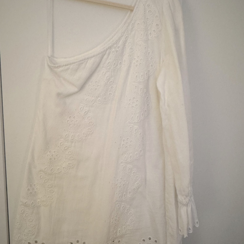 Hill House Home White Linen Mila Dress.